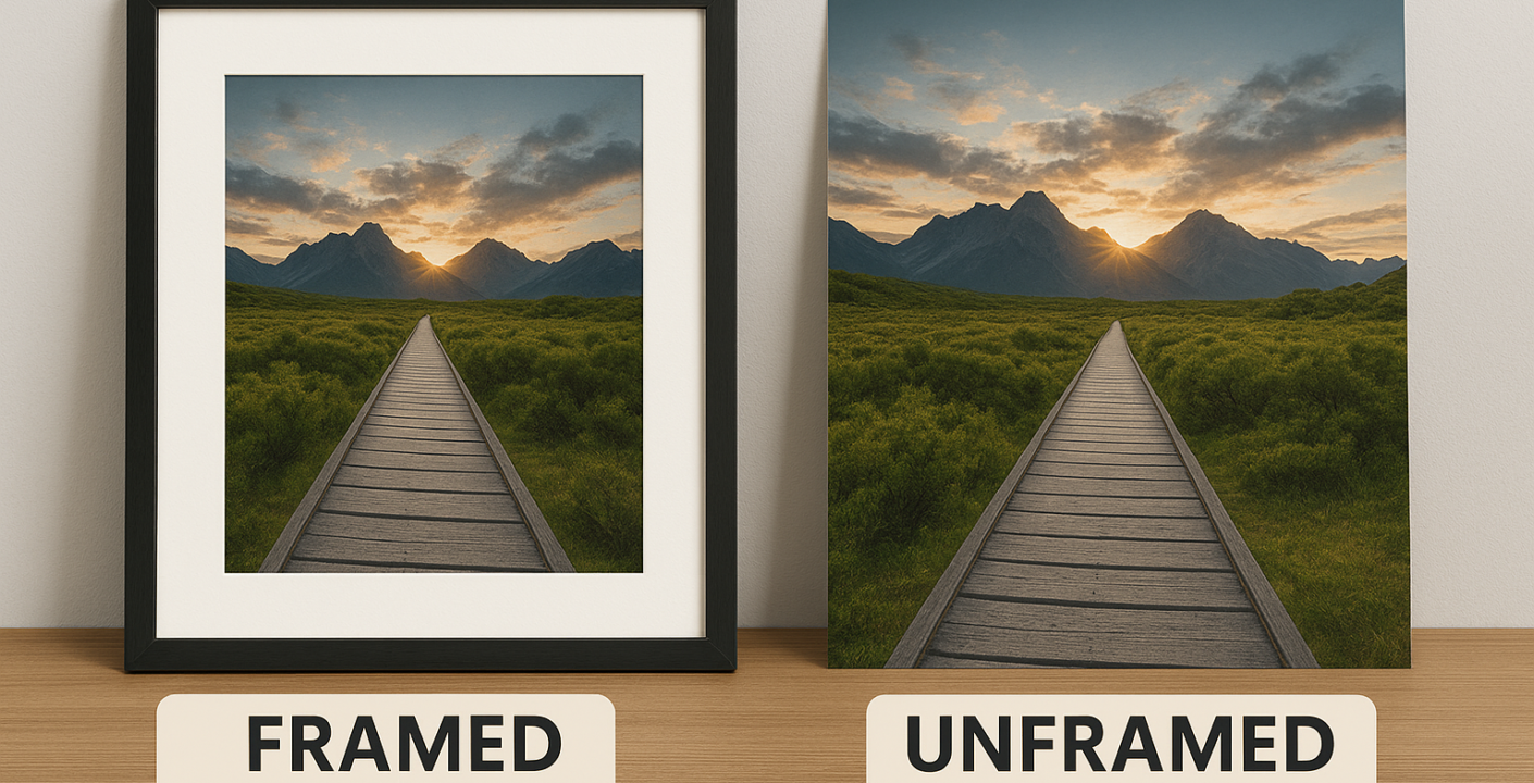 Framed Prints vs Unframed Prints