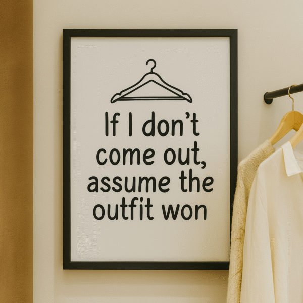 If I Don’t Come Out, Assume the Outfit Won