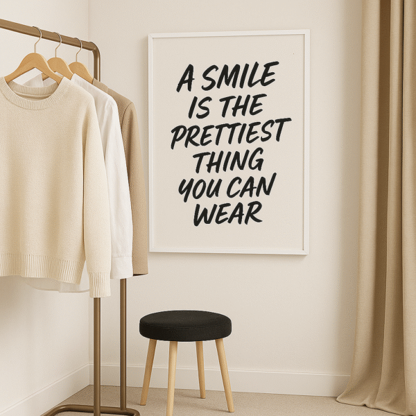 A Smile Is the Prettiest Thing You Can Wear