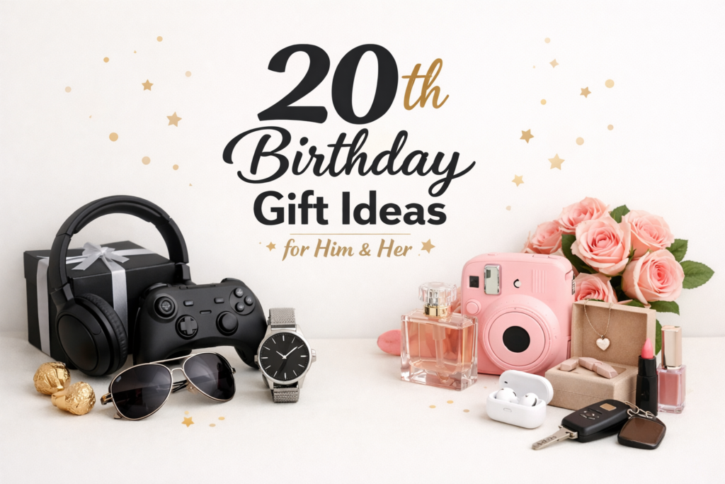 20th Birthday Gift Ideas for Him and Her