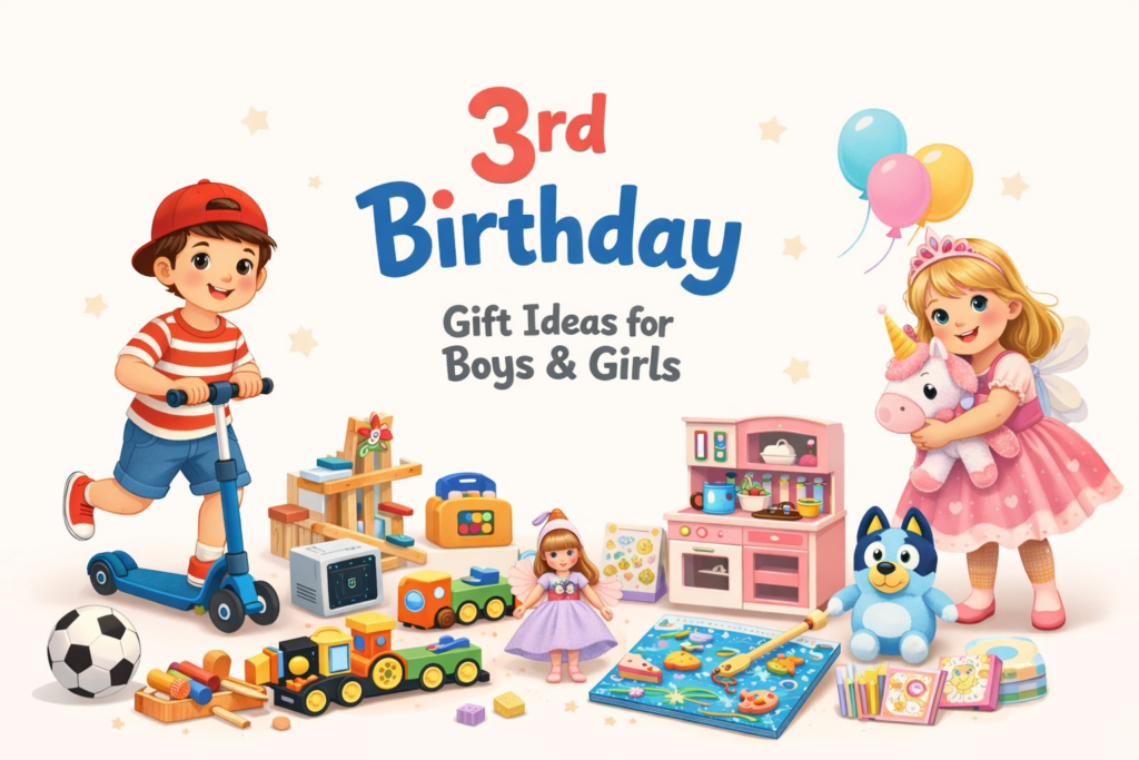 3rd Birthday Gift Ideas for Boys and Girls