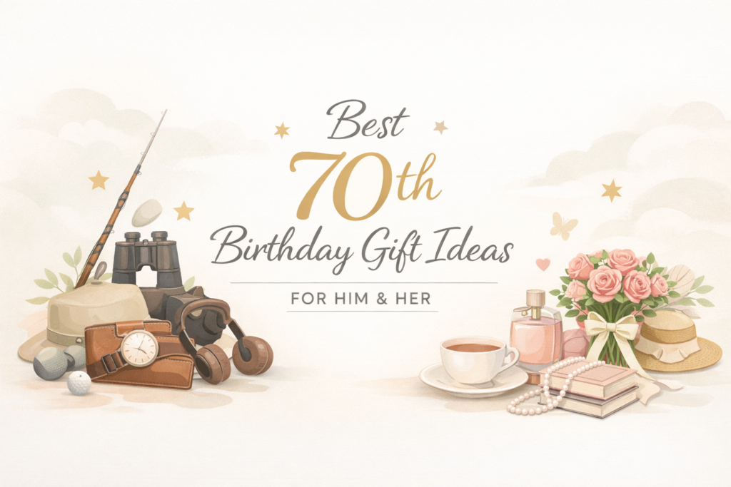 the best 70th Birthday Gift Ideas for Him and Her